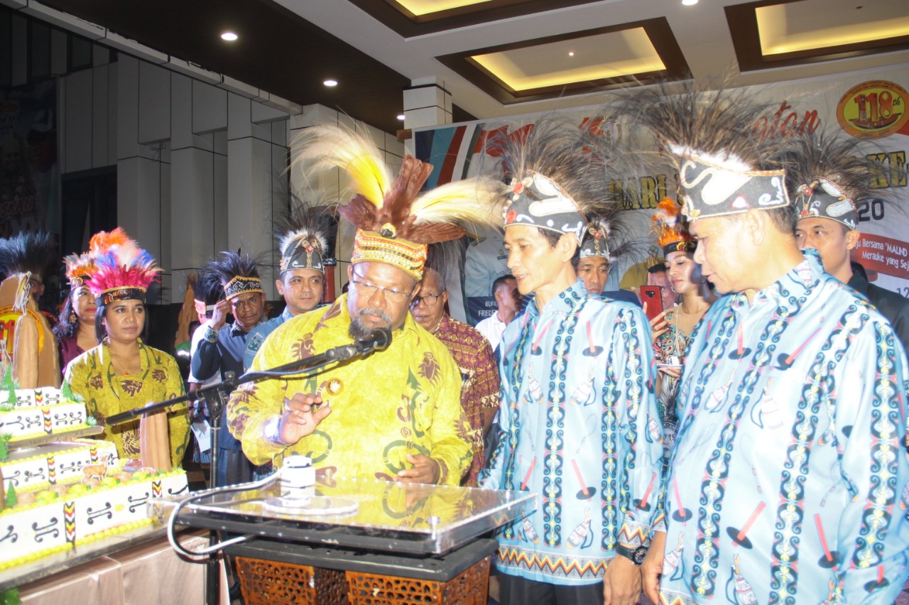 Syukuran Hari Jadi Kota Merauke Ke-118 Berlangsung Meriah
