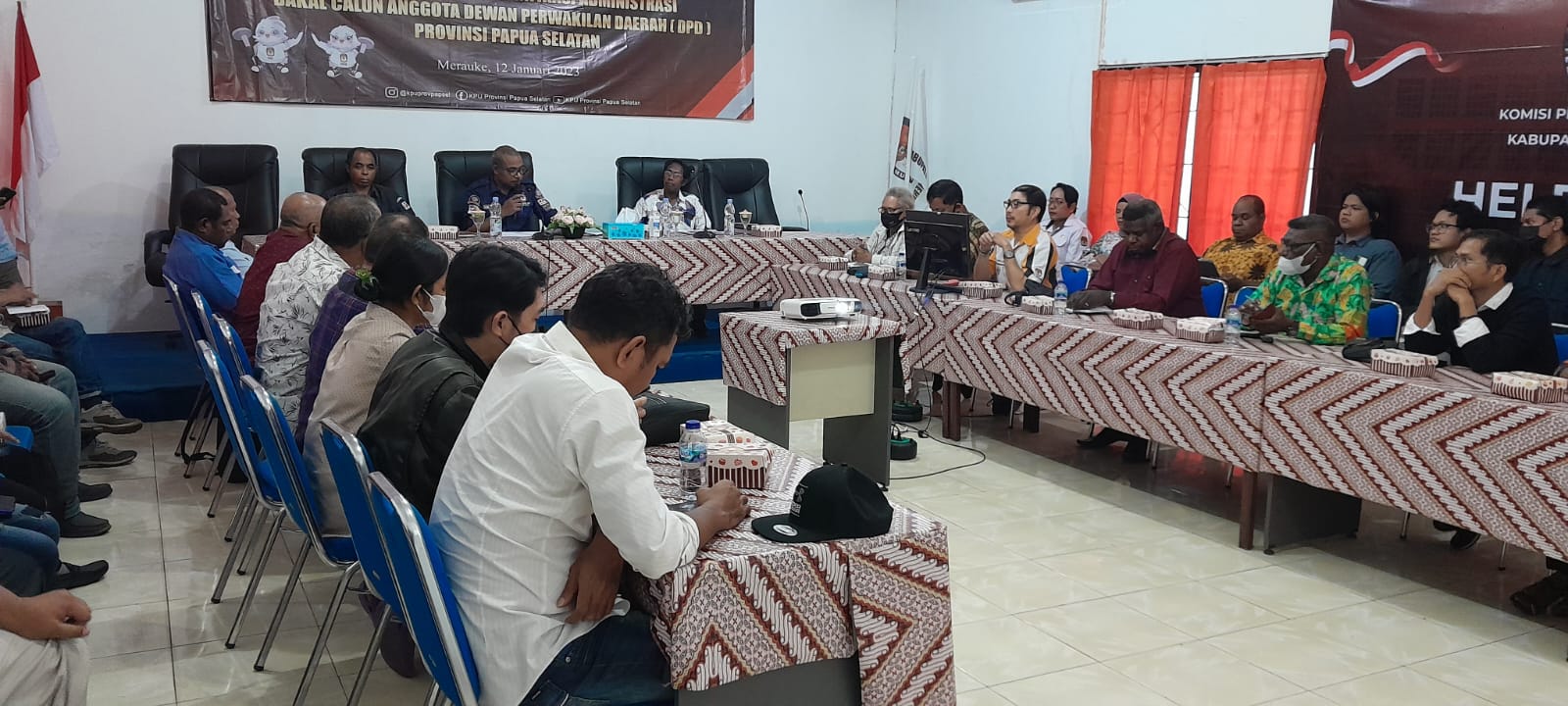 Sosialisasi Tahapan Verifikasi Administrasi Bacalon Anggota DPD PPS Digelar