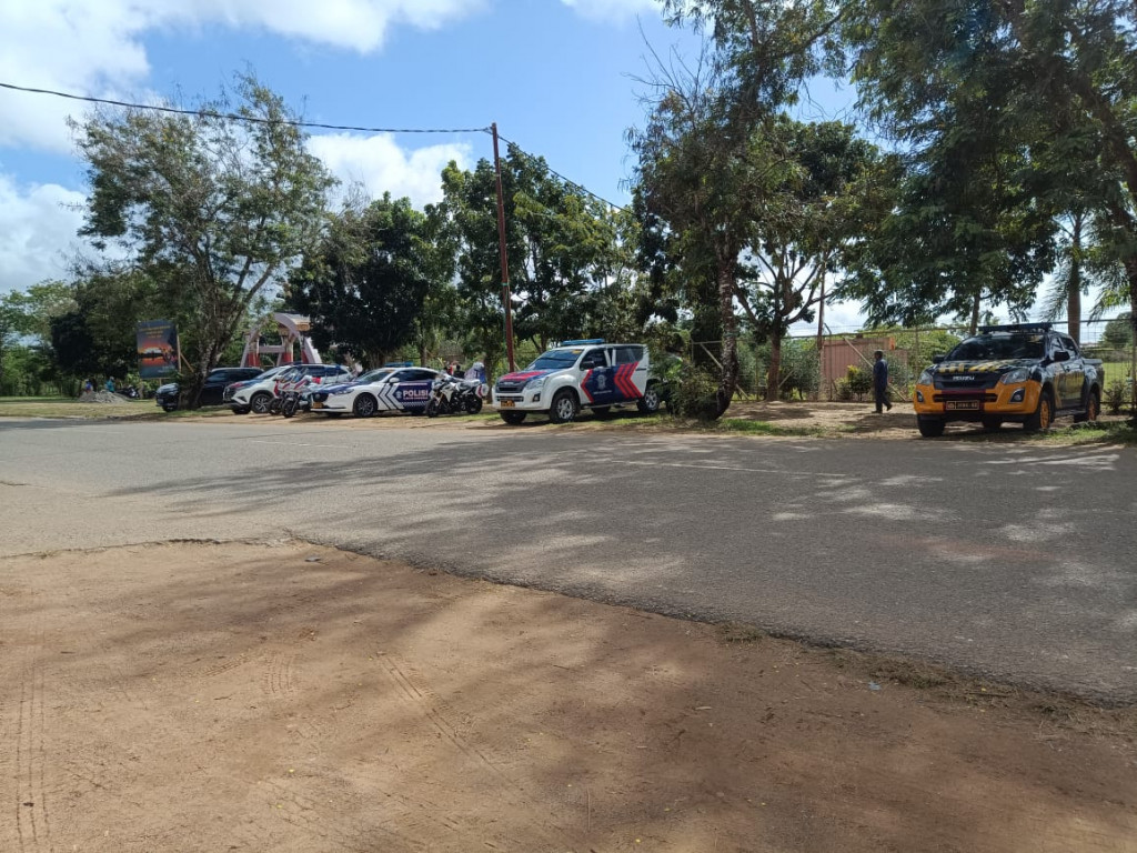 Puluhan Anggota Lantas Kawal Aktifitas Sambut Pengesahan UU PPS