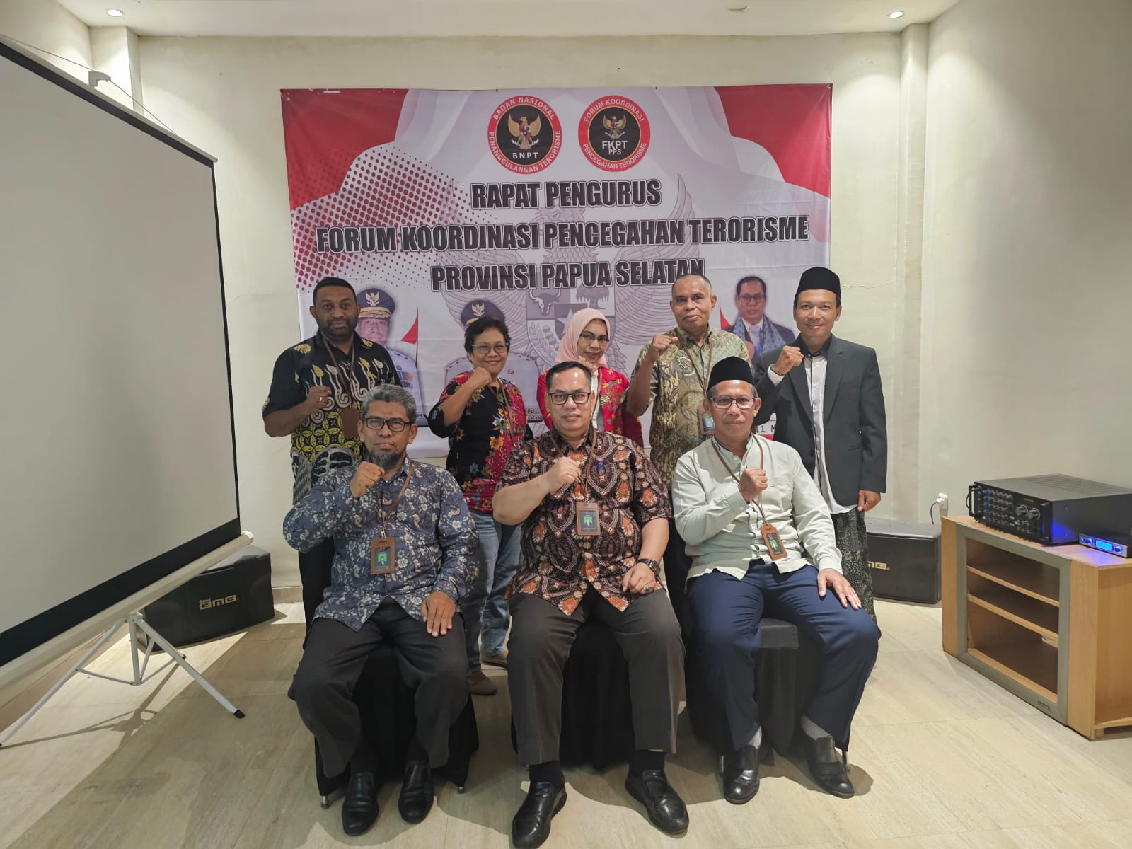 Jelang Kegiatan Rembuk Merah Putih, FKPT Papua Selatan Pastikan Kesiapan Acara Melalui Koordinasi Intensif dengan Berbagai Pihak