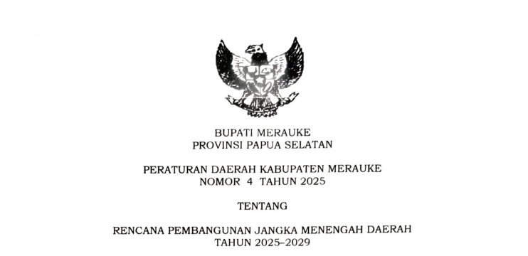 Peraturan Daerah Tentang Rencana Pembangunan Jangka Menengah Daerah Th 2025-2029