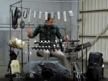 Suku Cadang Mobil Jadi Alat Musik