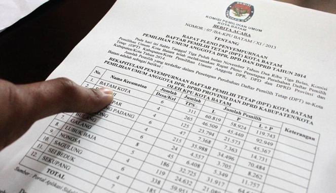 Bawaslu Rekomendasikan KPU Perbaiki DPT Sampai H-14 Pemilu