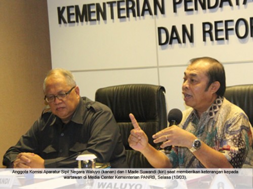 Komisi ASN Batalkan Pengisian Jabatan di Dua Pemda