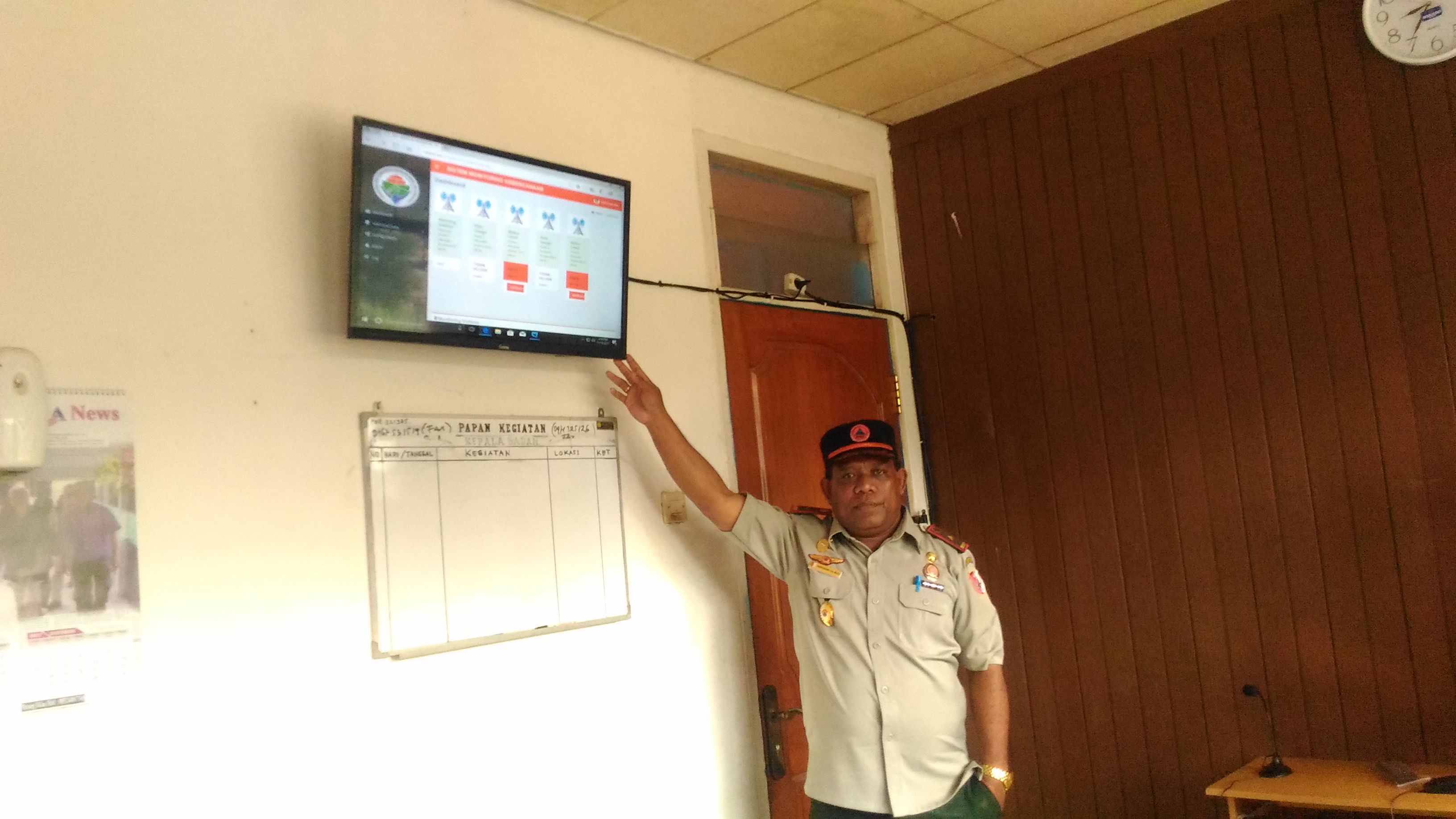 BPBD Merauke Mempunyai Alat Deteksi Alam