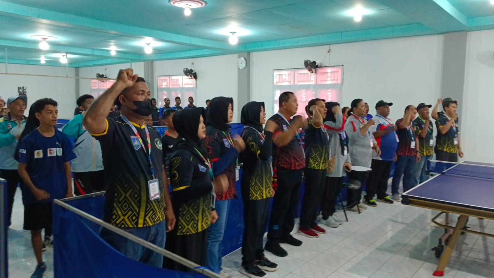 Atlet Tenis Meja Siap Perebutkan Emas Porpor Papua Selatan 2023