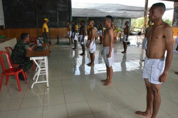 Pemuda Papua Selatan Ikut Seleksi Bintara TNI AD