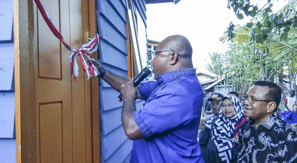 Bupati Merauke Resmikan Rumah Cerdas di Pintu Air