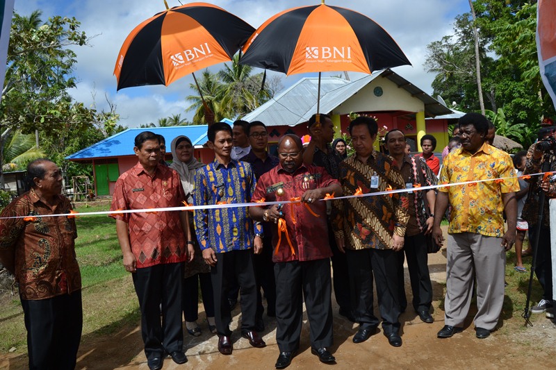 BNI Bantu Renovasi SD Inpres Mangga Dua Merauke 
