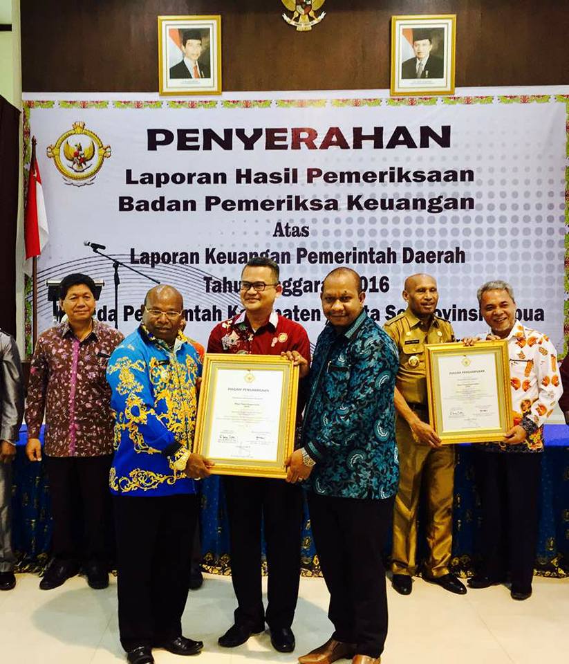 Kabupaten Merauke mendapat Predikat Wajar Tanpa Pengecualian (WTP) 