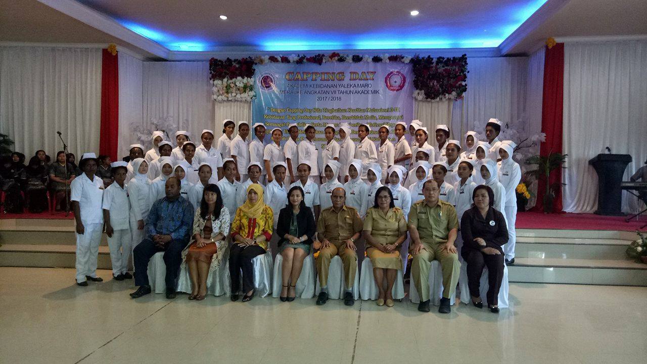CAPPING DAY AKADEMI KEBIDANAN YALEKA MARO MERAUKE ANGKATAN VII TAHUN AKADEMIK 2017/ 2018