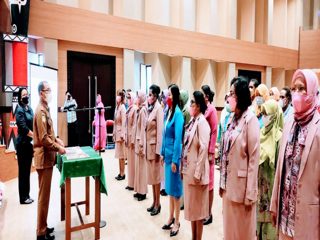 Pengurus GOW Kabupaten Merauke Resmi Dilantik