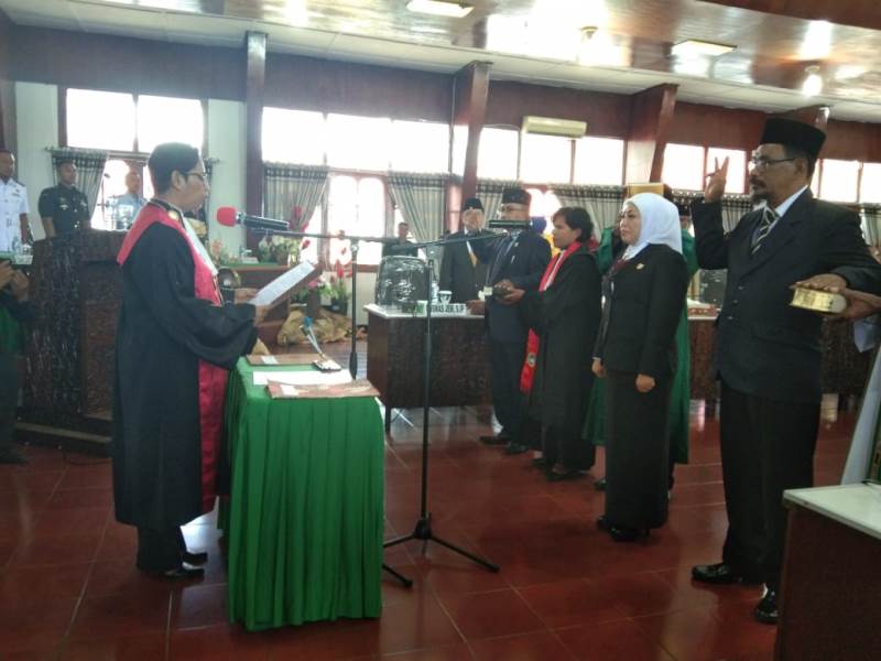 Pimpinan DPRD Kabupaten Merauke Resmi Dilantik