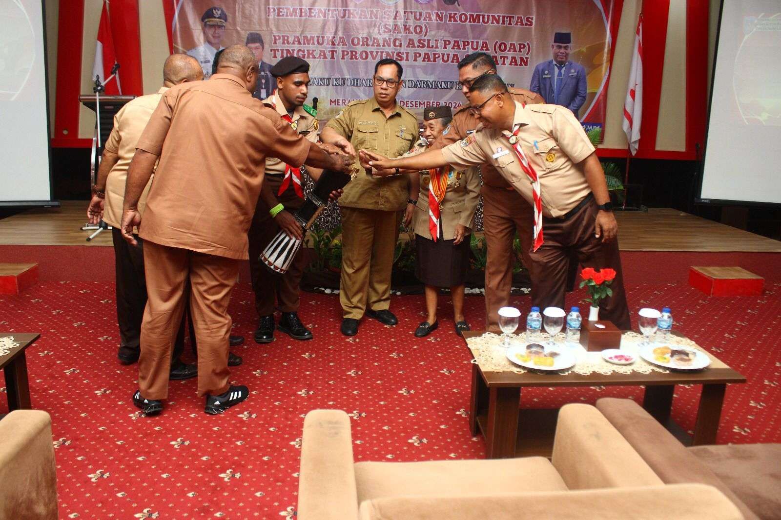 Dispoparekraf Bentuk Komunitas Pramuka OAP Tingkat Provinsi