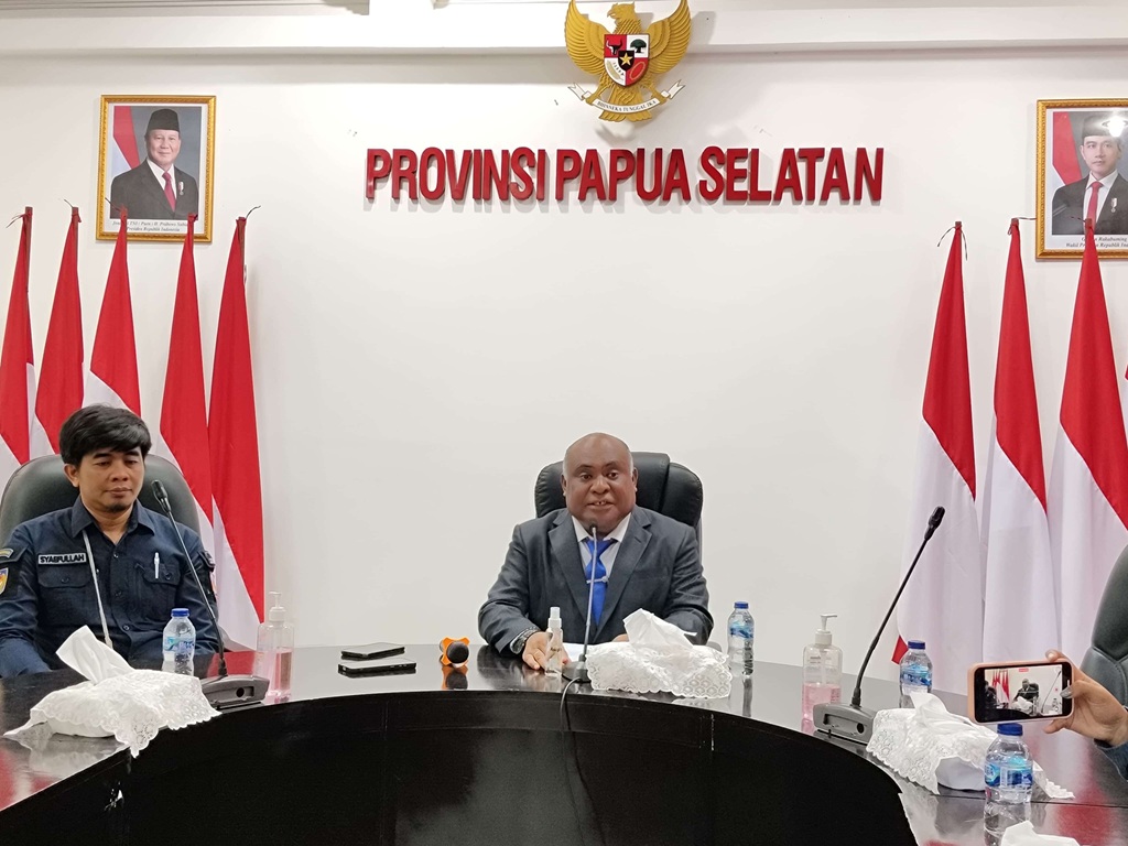 Konferensi Pers Kepala BKPSDM Papua Selatan, Albert Rapami: Penjelasan Terkait Seleksi CPNS 2024