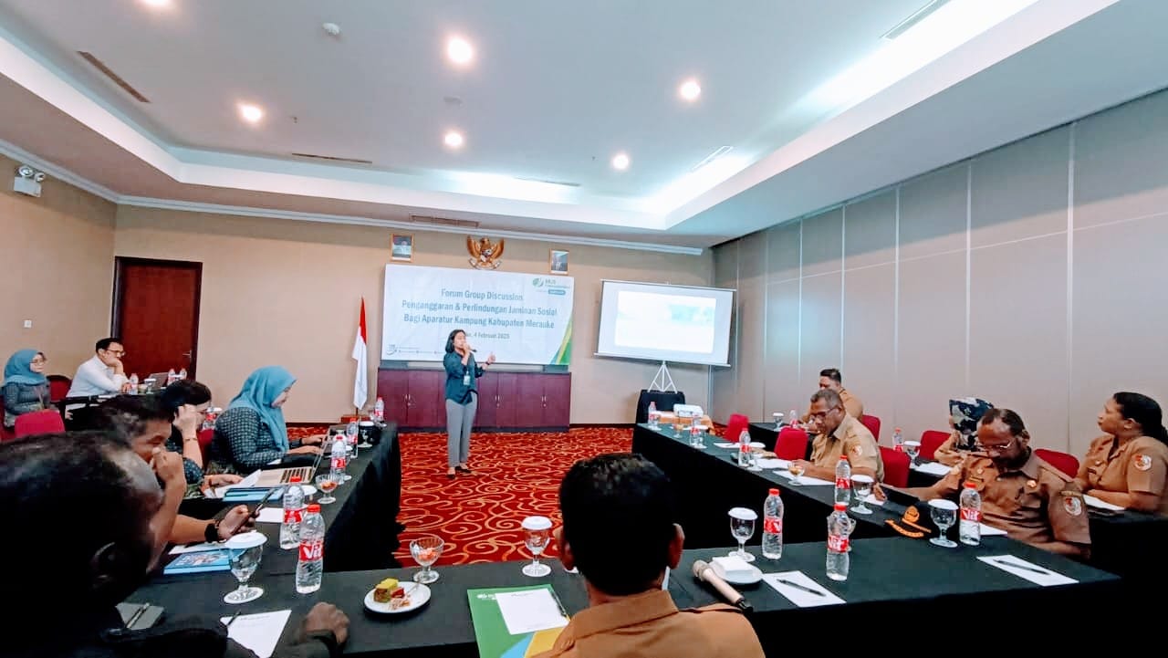 BPJS Dorong Pemkab Merauke Menganggarkan Perlindungan Jaminan Sosial Bagi Aparat Kampung 