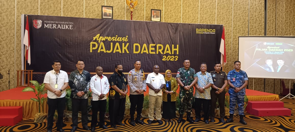 Target dan Realisasi Pajak Daerah Kabupaten Merauke Meningkat Sejak 2019-2023