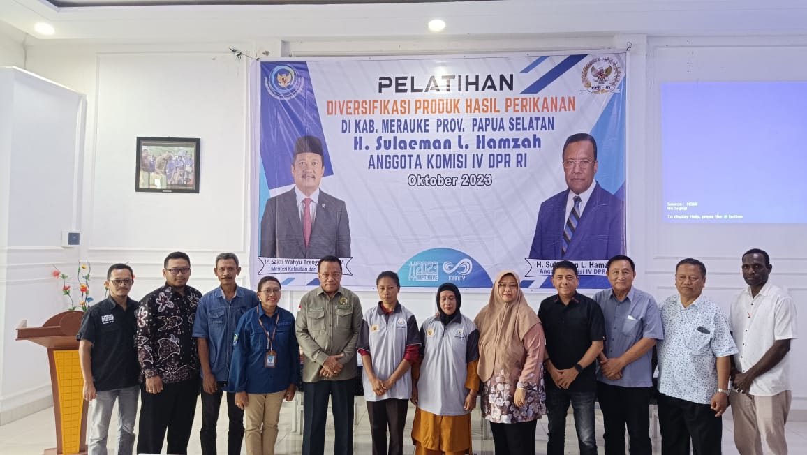 Sulaeman Hamzah Hadirkan Bimtek Diversifikasi Produk Hasil Ikan di Merauke
