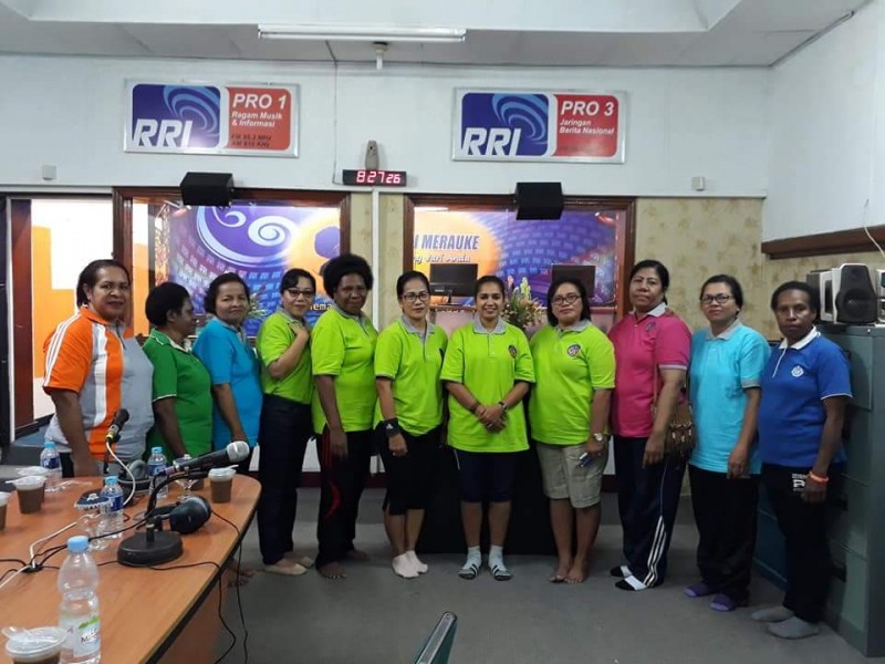 HUT WKRI Di Merauke, Di Warnai Pemberian Sembako 
