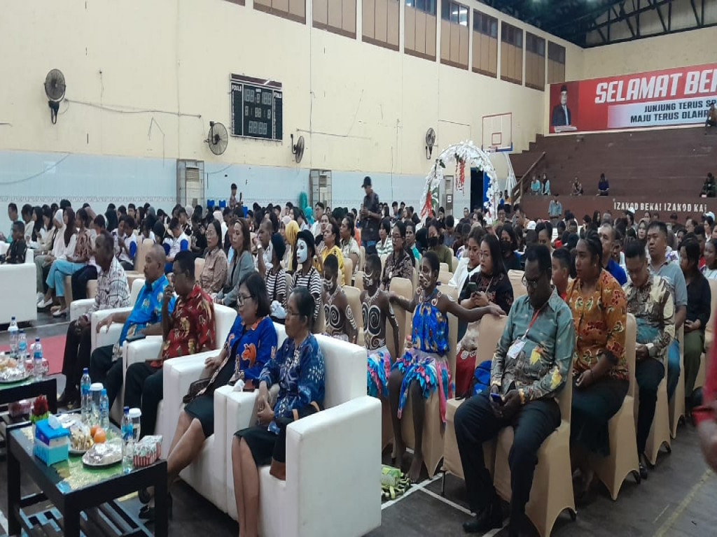 Kabupaten Merauke Keluar Sebagai Juara Umum Lomba Minat Bakat Siswa Nasional Papua Selatan 2024 