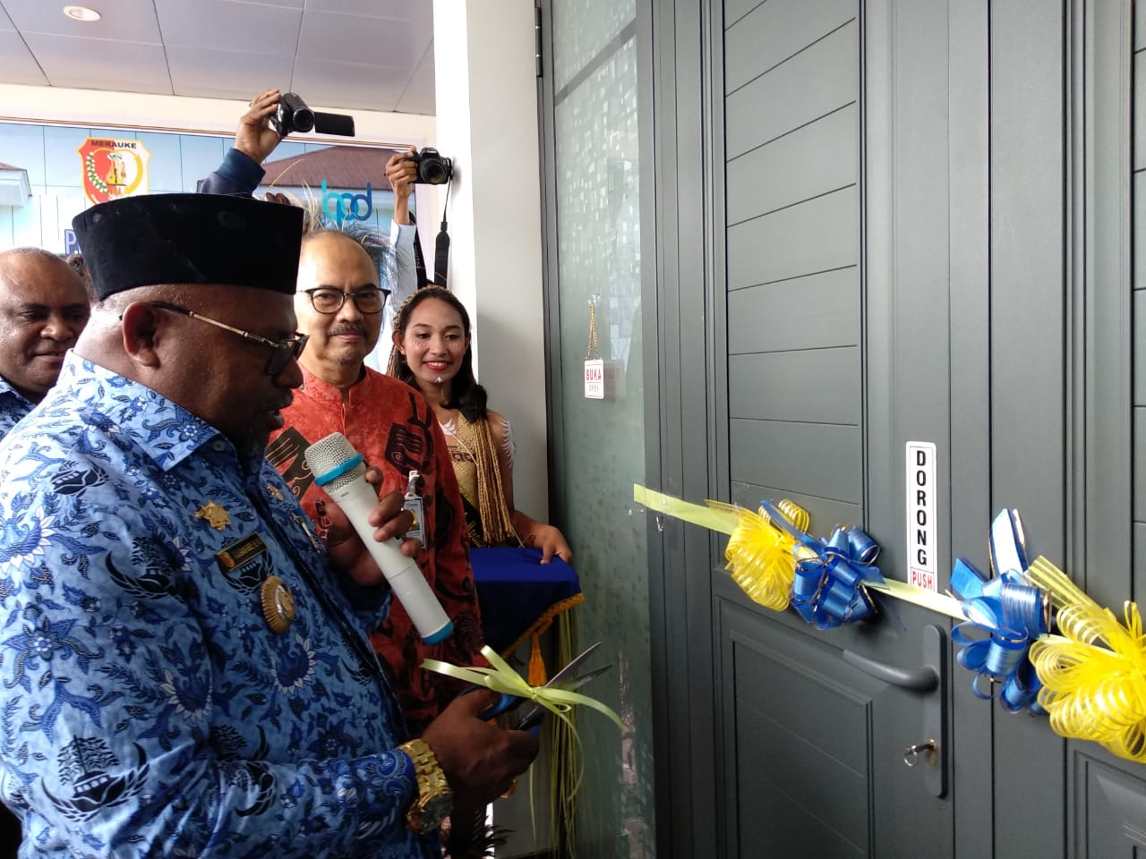 Kantor KAS Pemda Merauke Dan Operasional ATM Bank Papua Diresmikan