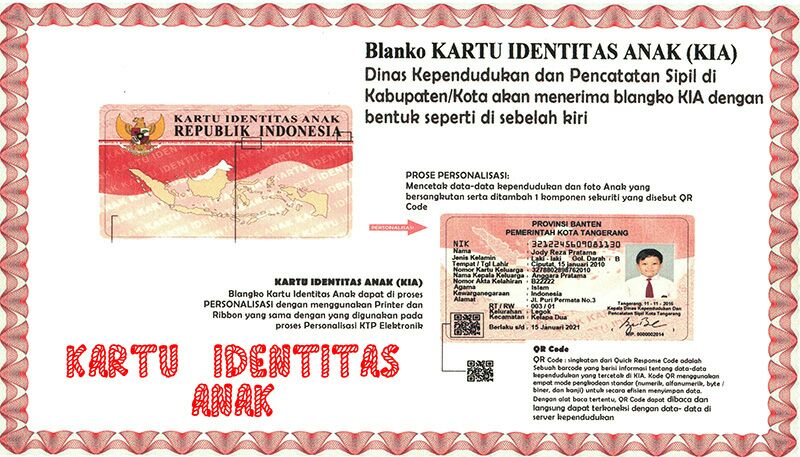 KARTU INDENTITAS ANAK ( KIA ) DI DAERAH