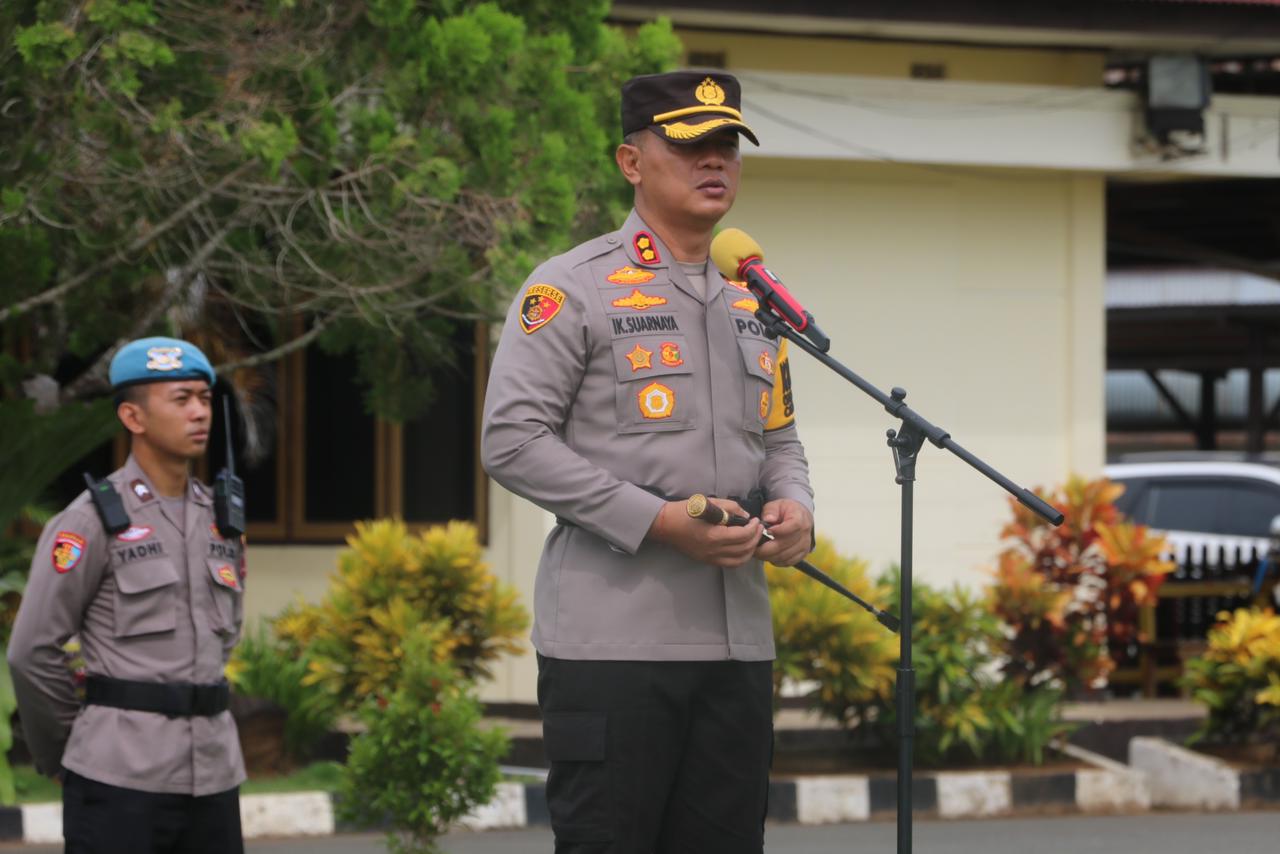Apel Kesiapan Pengamanan TPS Libatkan 436 Personil Polres Merauke