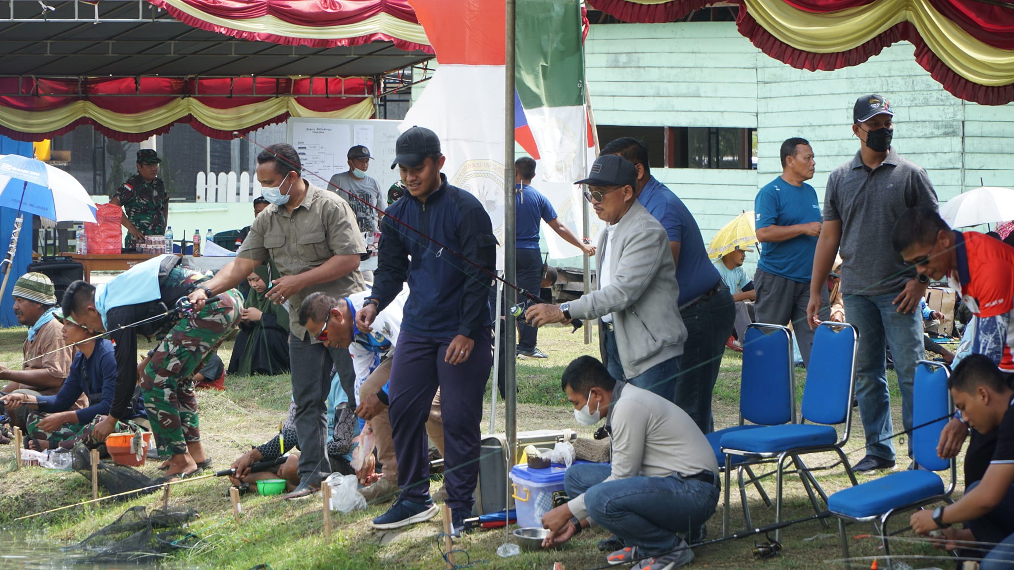 Lomba Mancing, Dalam  Rangka Meriahkan HUT Lantamal XI ke-13 Tahun 2022
