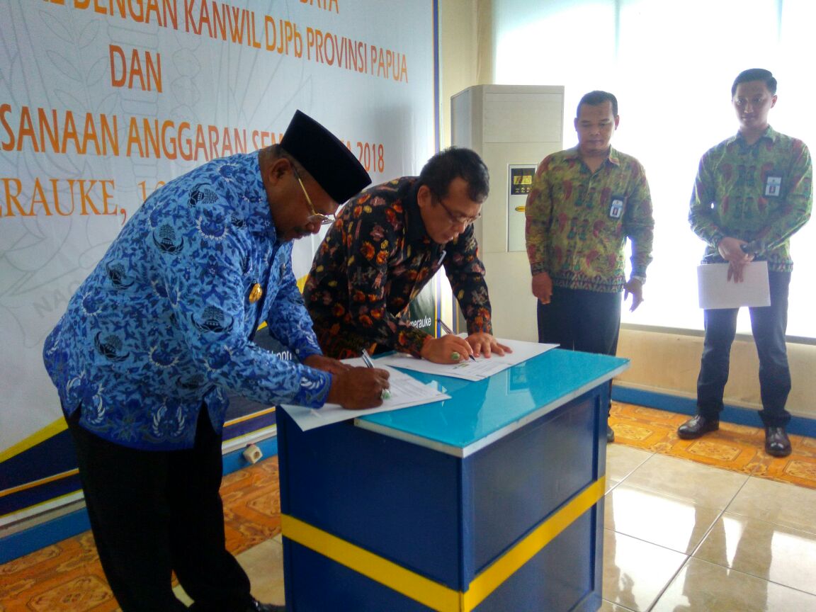 Pemkab Merauke dan Kanwil DjPb Teken MoUÃ‚Â Terkait Pertukaran Data,Ã‚Â 
