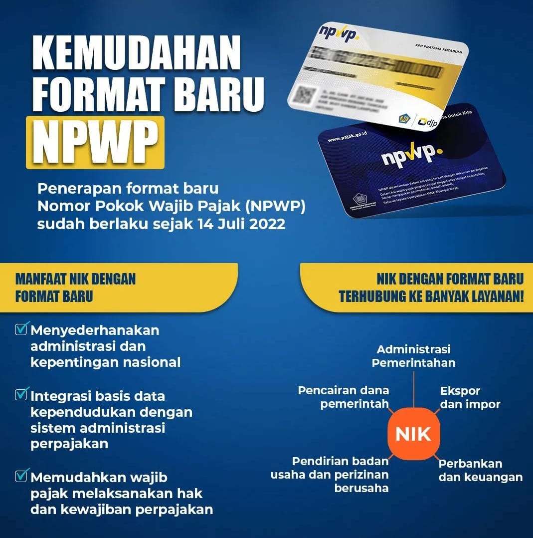 Wajib Pajak Diimbau Segera Lakukan Pencocokan Nomor NPWP dan NIK