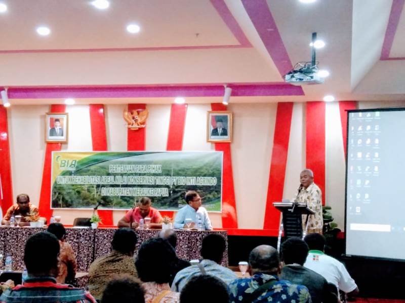 PT BIA Merauke Kumpul Para Pihak Bahas Rehabilitasi Areal NKT