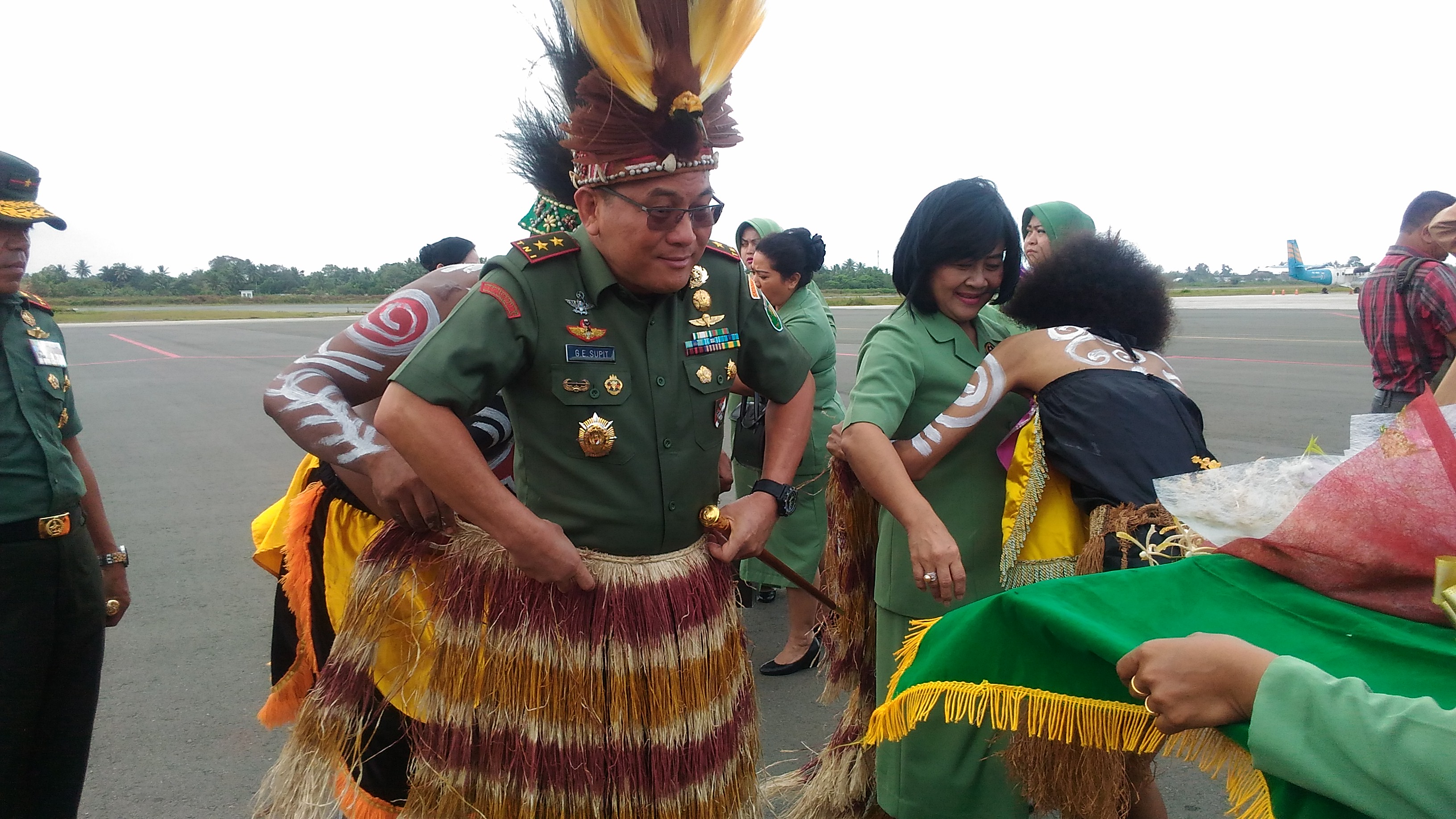 Pangdam Cenderawasih Sambangi Prajurit Perbatasan