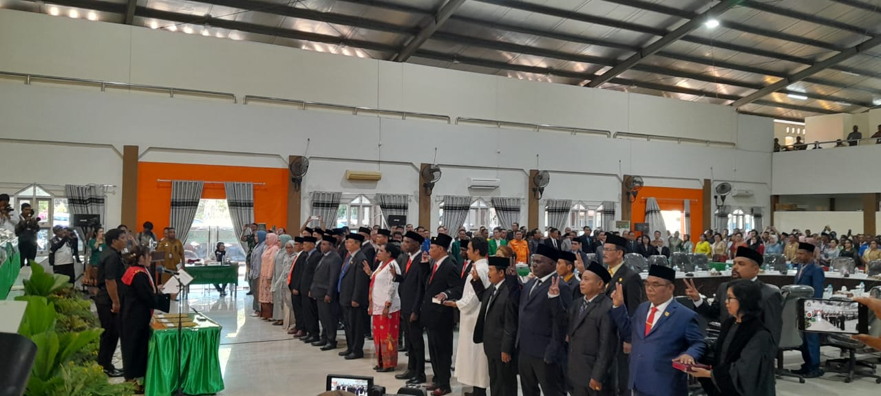 30 Anggota DPR Kabupaten Merauke Masa Bakti 2024-2029 DilantikÃ‚Â 