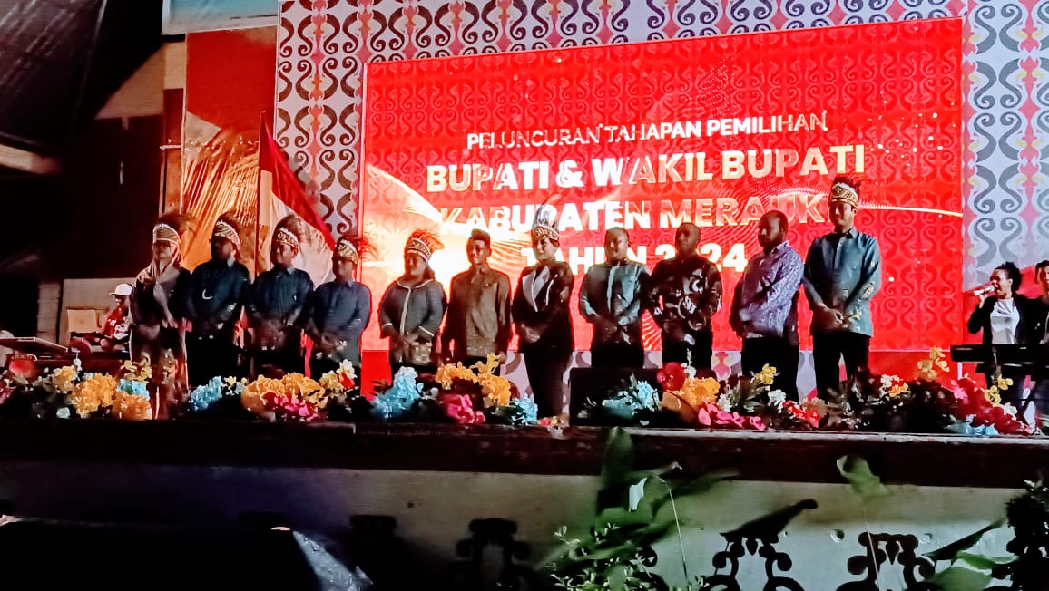 KPU Kabupaten Merauke Lakukan Peluncuran Tahapan Pemilihan Bupati dan Wabup 2024