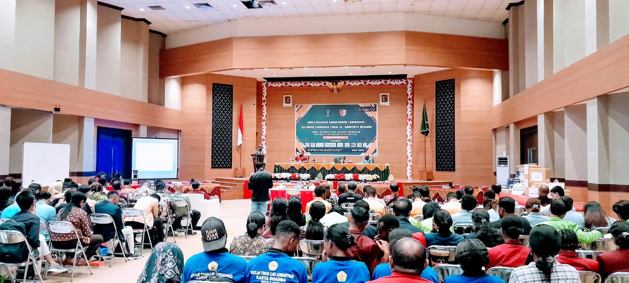 Perwakilan Mahasiswa Perguruan Tinggi Merauke Ikuti Lomba Keluarga Sadar Hukum