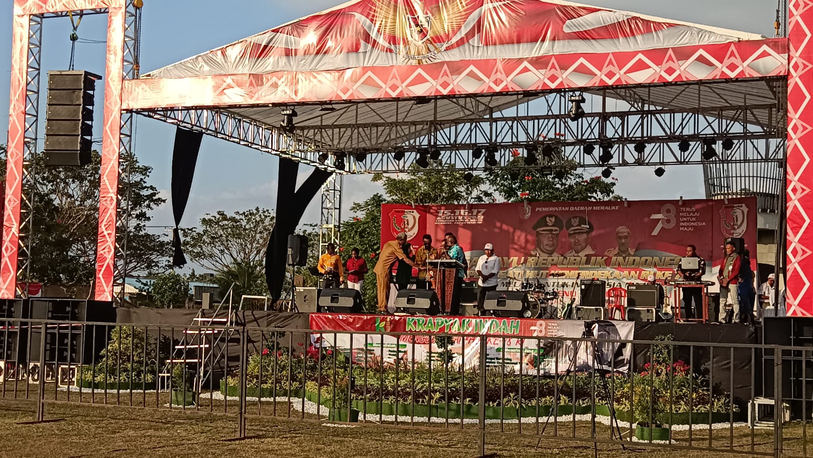 Malam Pameran dan Hiburan di Merauke Meriahkan HUT RI 2023