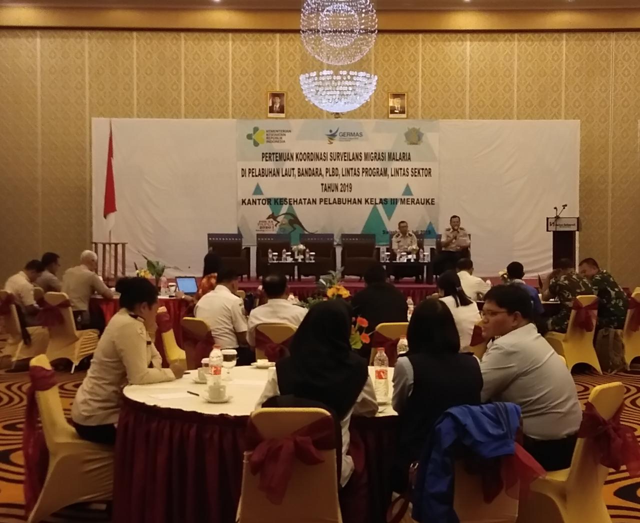 KKP Menggelar Pertemuan Koordinasi Surveilans Migrasi Malaria 