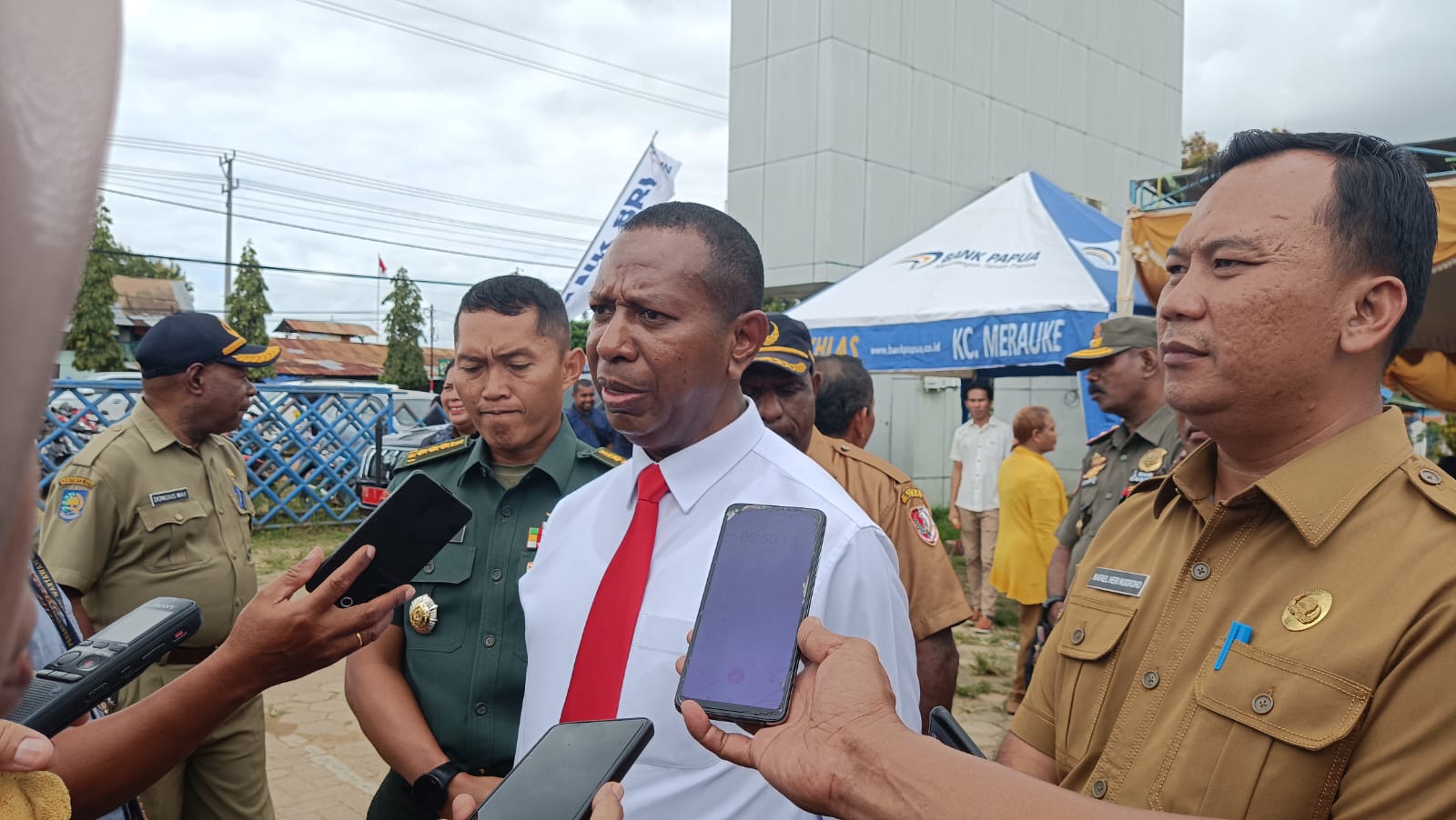 Musibah Kebakaran di Wanam Mendapat Perhatian Pemerintah PPS