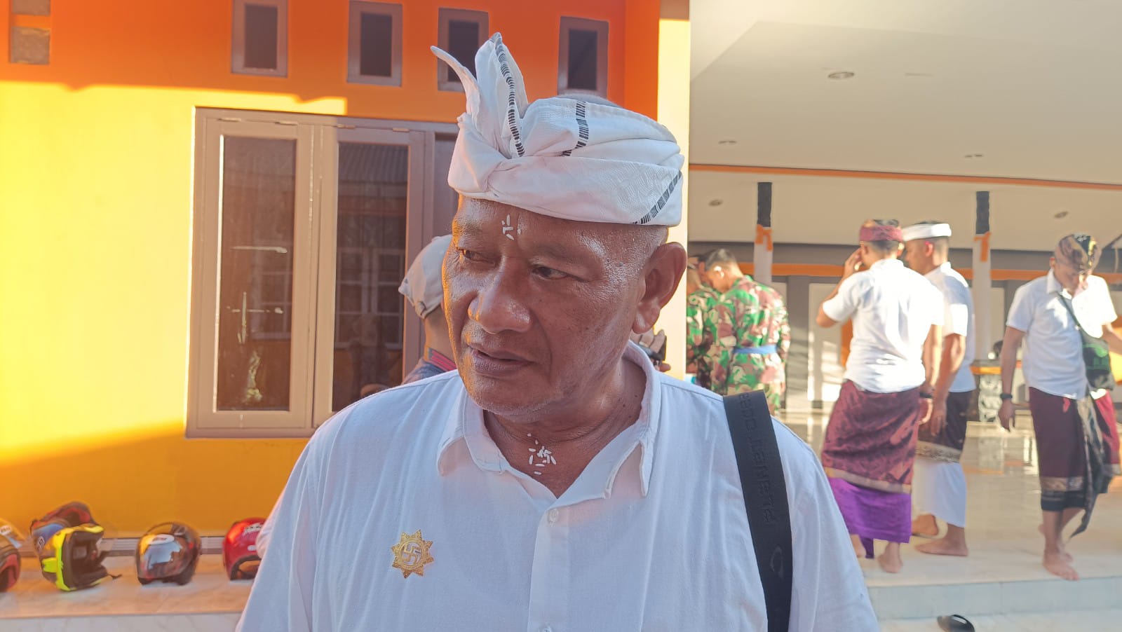 Upacara Tawur Agung Kesanga oleh Umat Hindu di Merauke