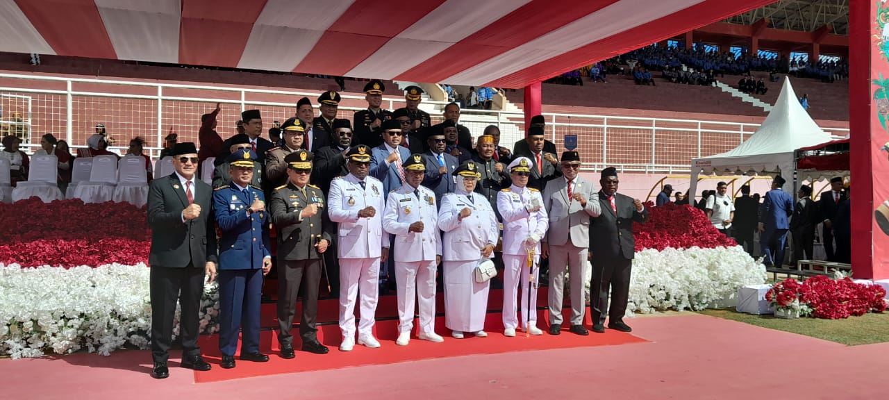 Puncak HUT Ke - 80 Kemerdekaan RI di Papua Selatan Berlangsung Hikmat
