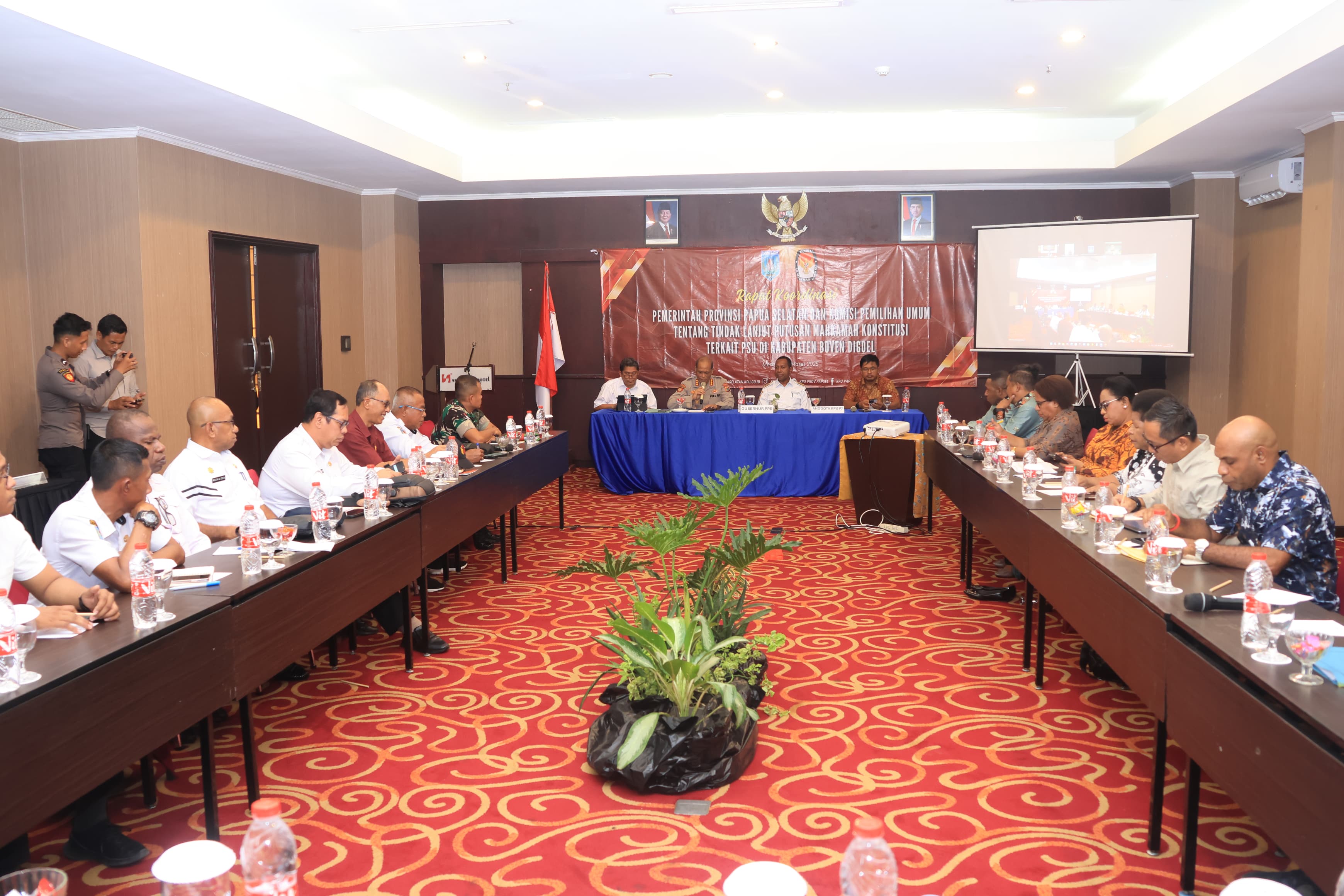 Pemprov Papua Selatan dan KPU Gelar Rakor Bahas PSU Kabupaten Boven Digoel 