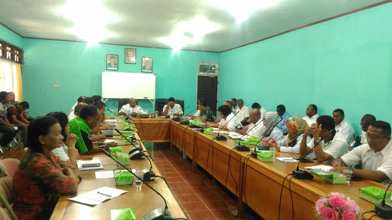 Bupati Merauke Gelar Rapat Pemantapan Persiapan HUT ke-116 Kota Merauke