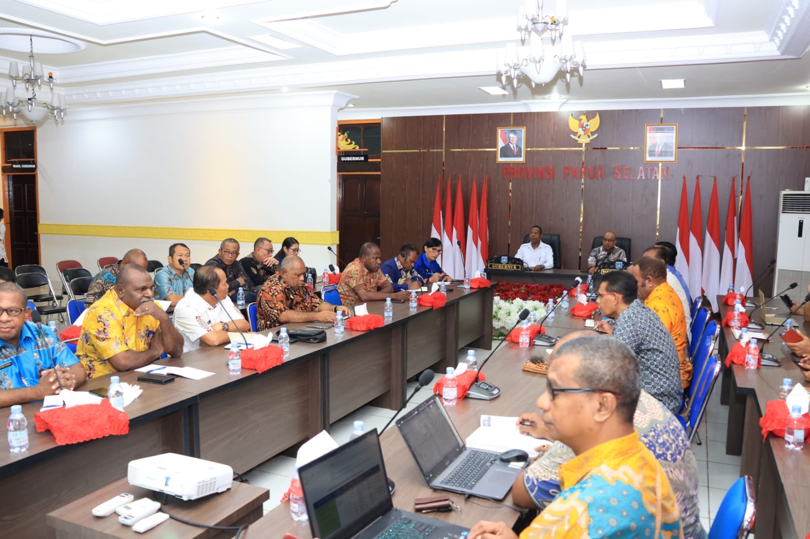 Pemprov Papua Selatan Kumpulkan OPD Gelar Rapat Bahas Program Strategis Daerah
