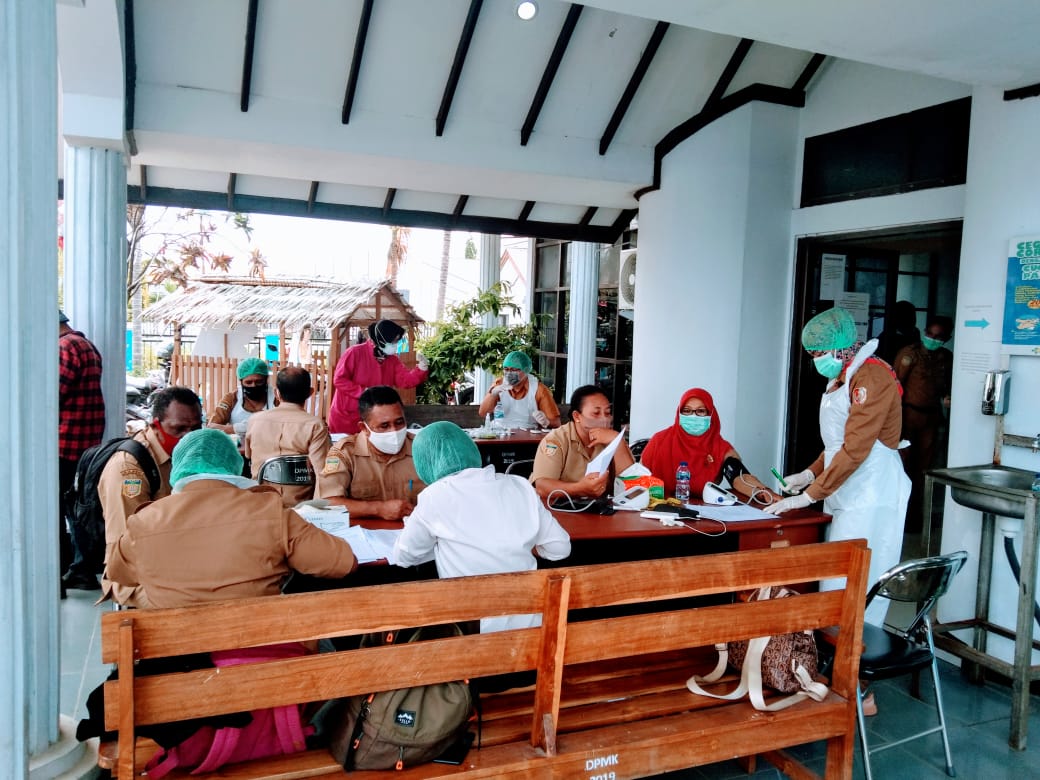 Secara Bertahap, Dinkes Merauke Lakukan Rapid Test di SKPD