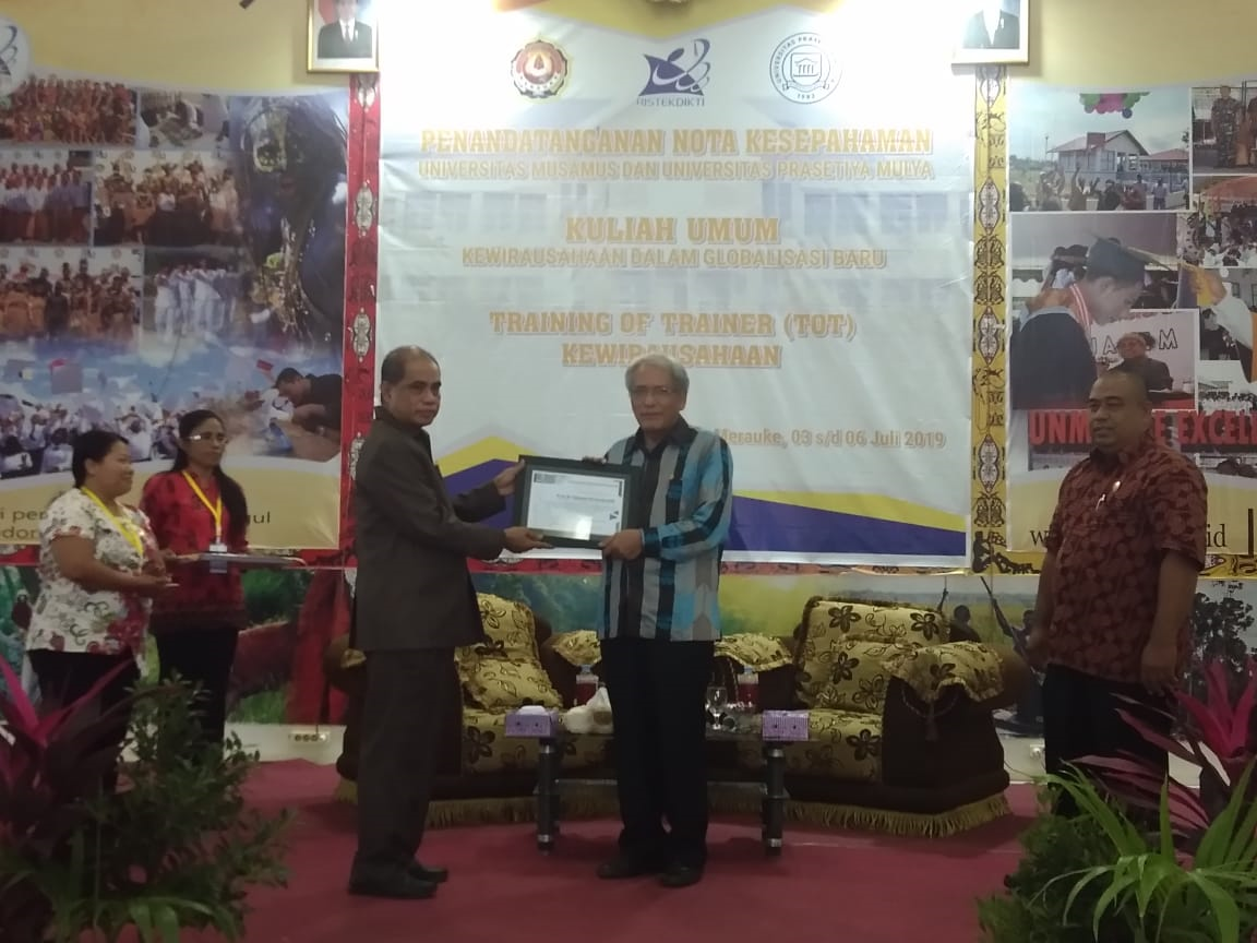 Unmus Jalin Kerjasama dengan Universitas Prasetiya Mulya