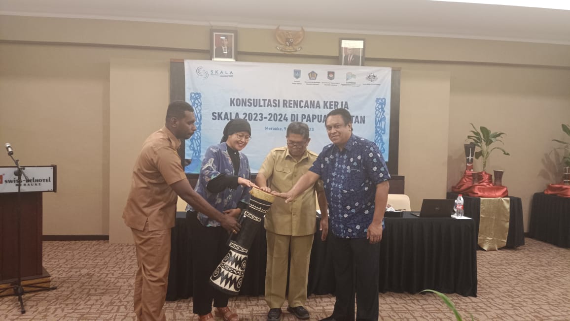 Sekda Papua Selatan Tandatangani Kerjasama Program SKALA