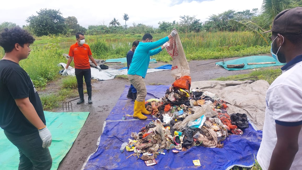 Enam Unsur Ini Lakukan Studi Baseline Sampah di Merauke