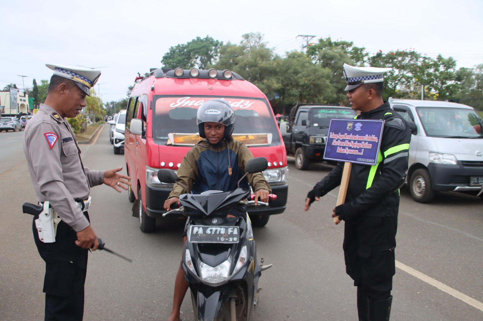 Selama Operasi Cartenz Patuh Matoa 2024, Satlantas Merauke Jaring 240 Pelanggar