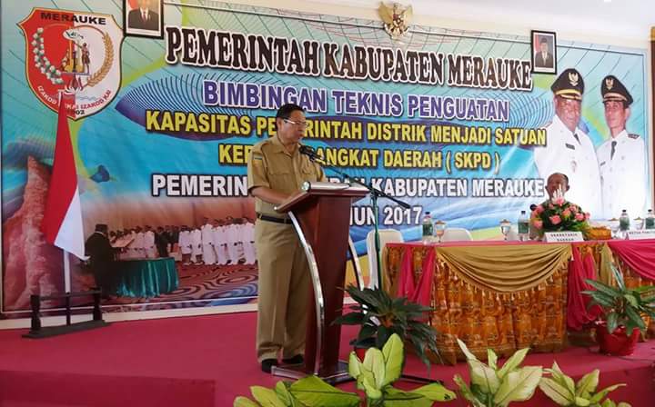 Kapasitas Aparat Distrik Diperkuat Melalui Bimtek