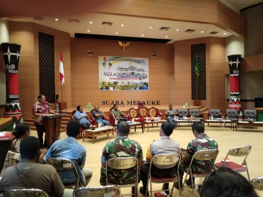 Setda Merauke Bagian Organisasi Selenggarakan Forum Konsultasi Publik Bersama Tiga Instansi